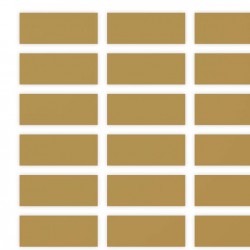 Etichette ScratchOff oro 25x10mm forma rettangolare
