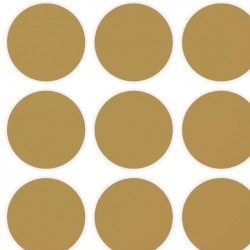 Etichette ScratchOff oro 25x25mm forma rotonda