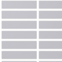 Etichette ScratchOff argento 45x10mm forma rettangolare