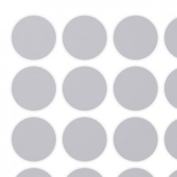 Etichette ScratchOff argento 20x20mm forma rotonda